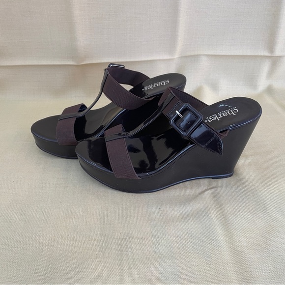 Charles David brown wedges - Picture 3 of 5